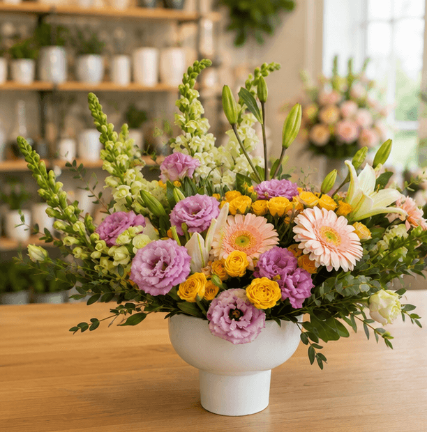 Renata — Renata es un diseño floral que destaca por su elegancia femenina, suavidad y encanto romántico.